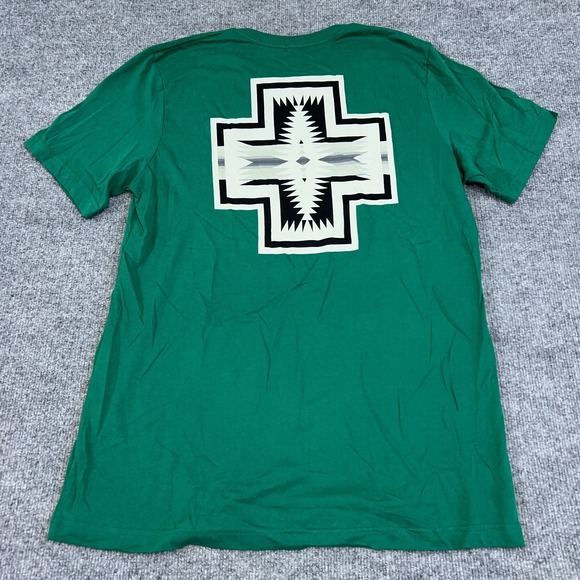 Pendleton T-Shirt Mens Large Green Harding Double Graphic Tee Western Pullover - Picture 2 of 7